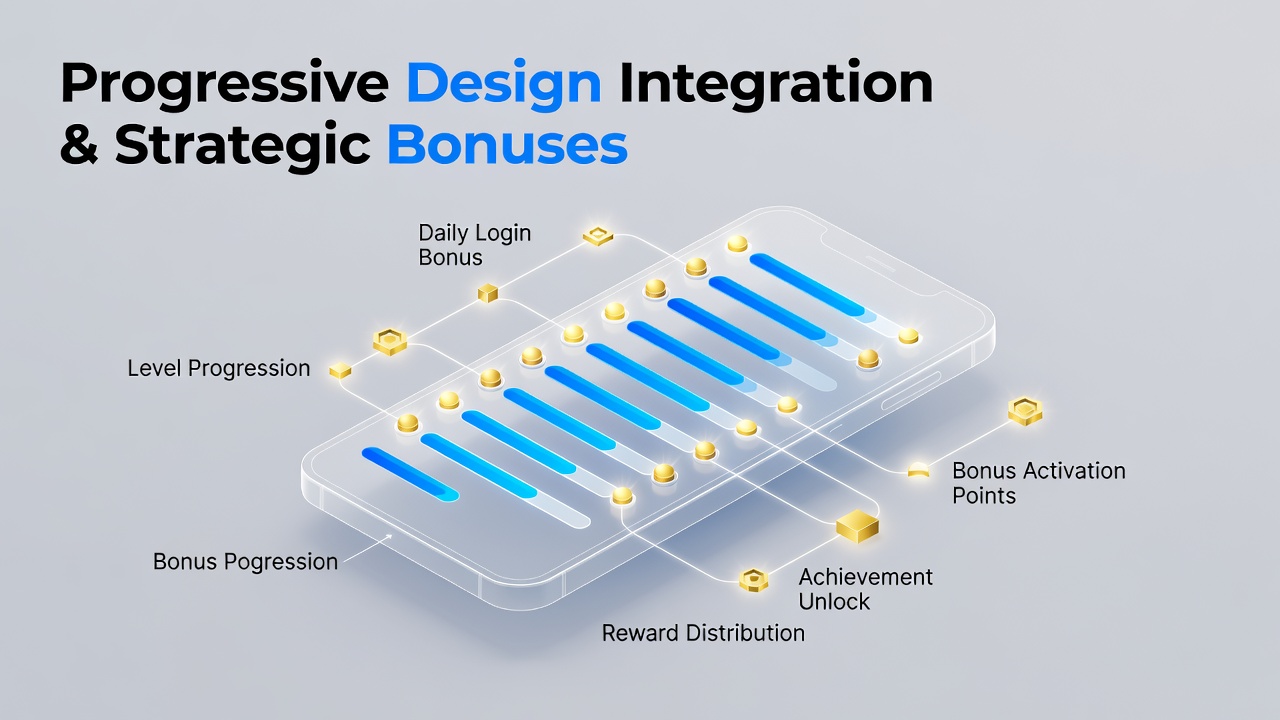 Detailed view of a mobile progressive slot screen with bonus meter overlays and regulatory compliance indicators