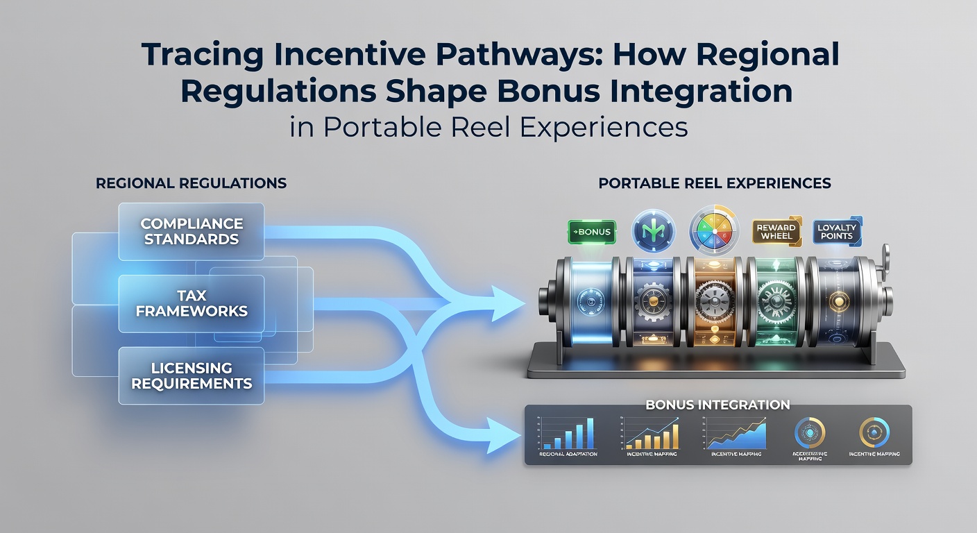Regional regulatory maps overlaid on mobile slot interfaces showing bonus pathway adjustments