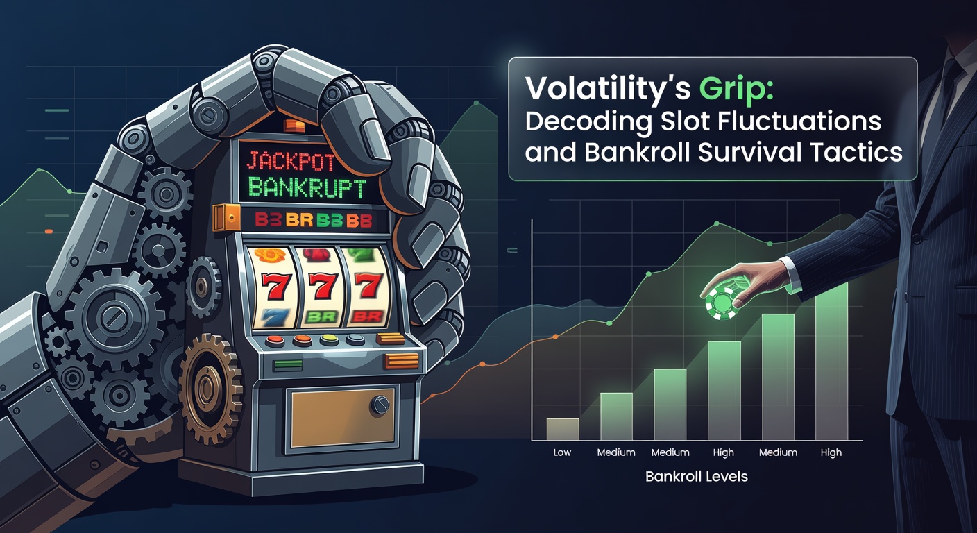 Graph depicting slot volatility curves with bankroll trajectories over multiple sessions